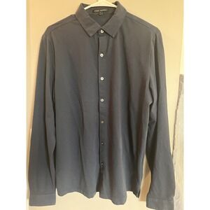 Robert Barakett Mens Fernwood Long Sleeve Button Up Gray‎
